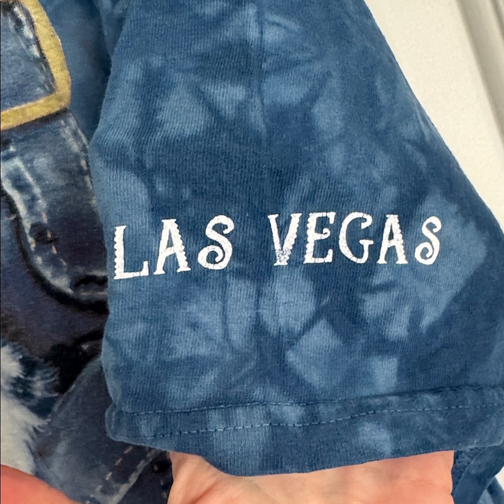 Vintage The Mountain Snow Leopard Cub T-Shirt XL Las Vegas Tie Dye Graphic Tee - Picture 4 of 5
